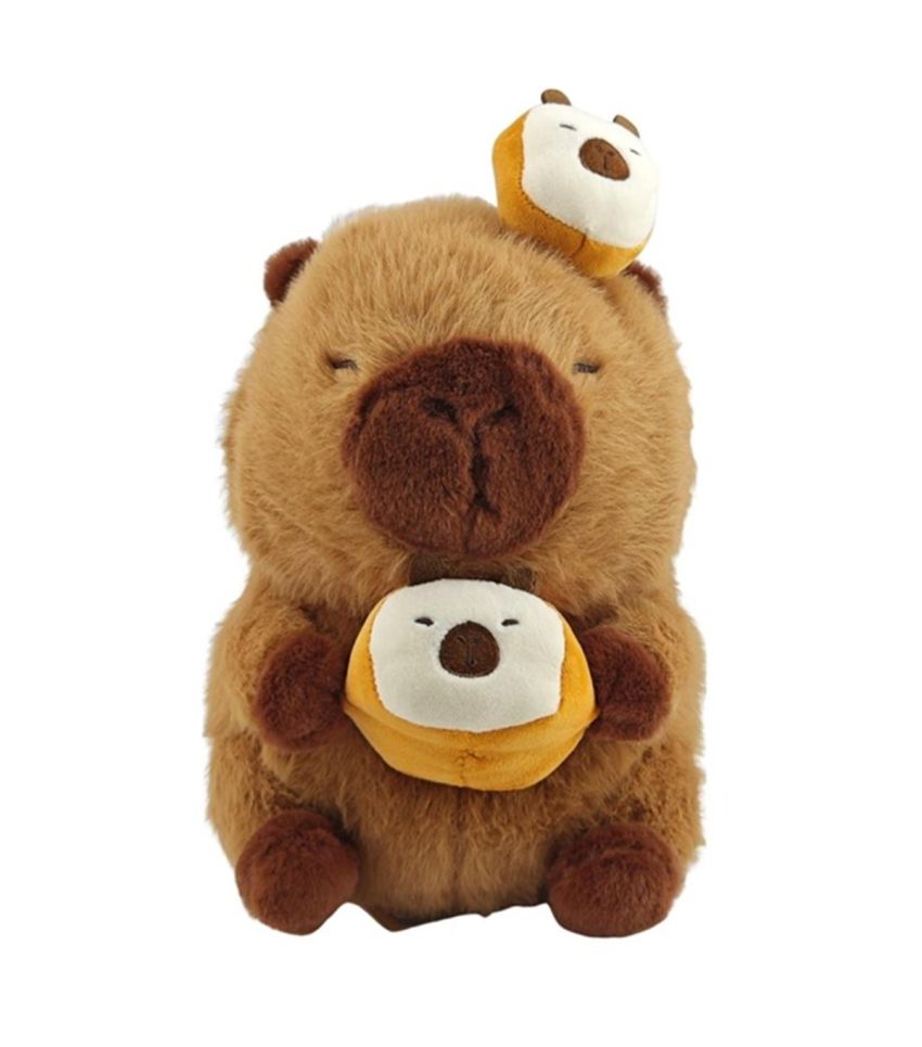 Mini Family Happy Baking Series Bread Capybara 10 Inch Plush Soft Toy