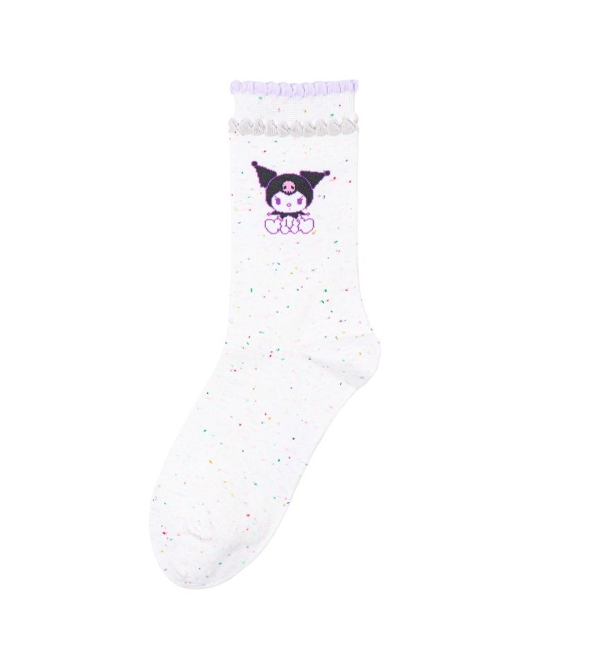 Sanrio Hello Kitty & Friends Kuromi Sweet Factory Crew Socks
