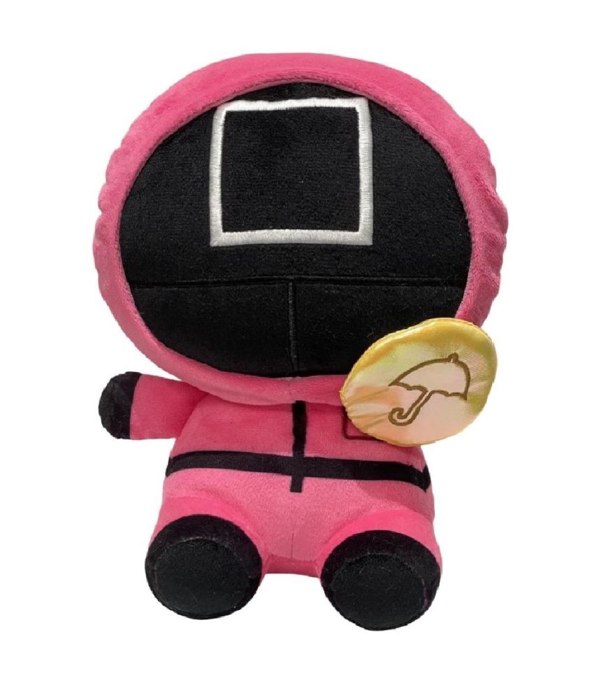 Squid Game Collection 10 Inch Red Guard Plush Soft Toy Square