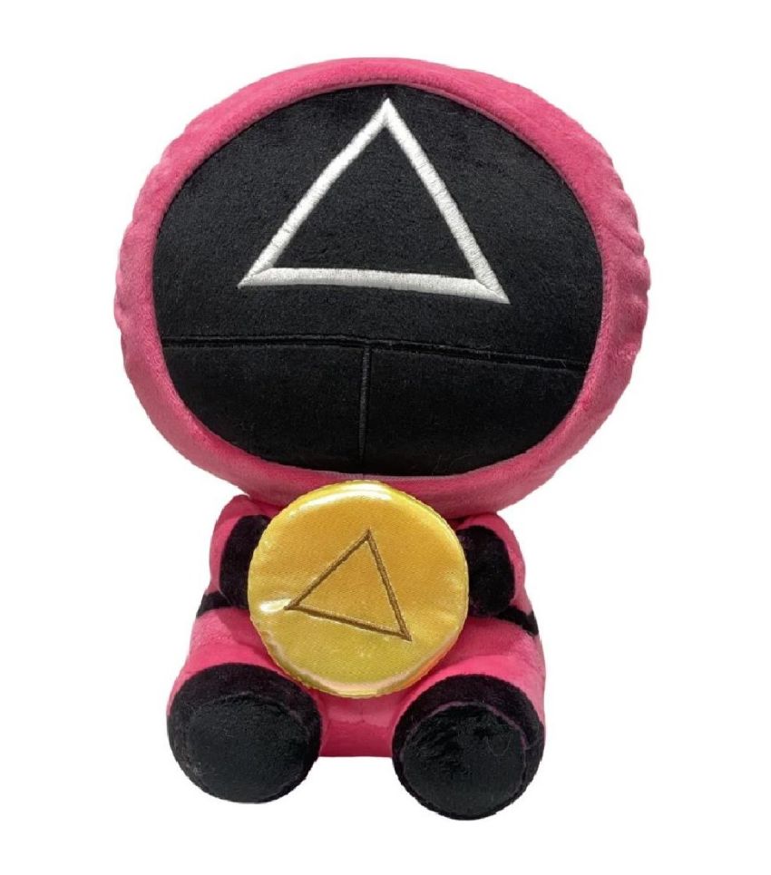 Squid Game Collection 10 Inch Red Guard Triangle Plush Soft Toy