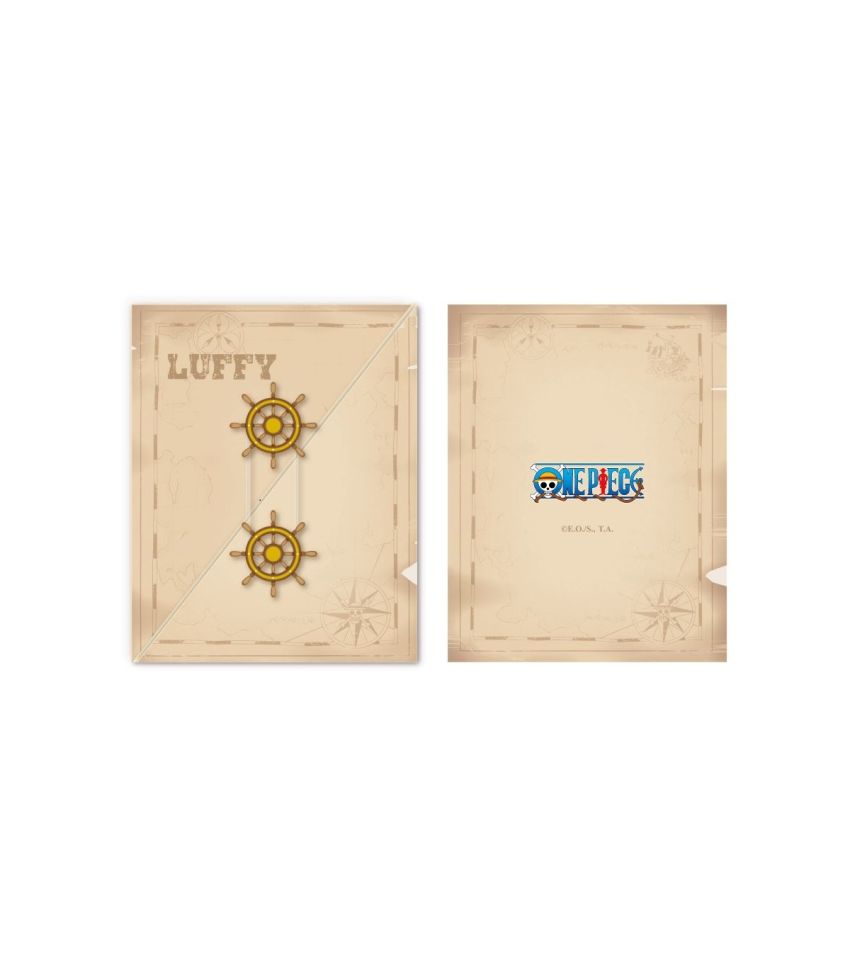 One Piece Collection Retro Metal Button Envelope Book (80 Sheets)
