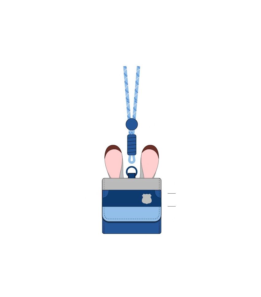 Disney Zootropolis 2 Judy Hopps Earbud Lanyard Carry Case