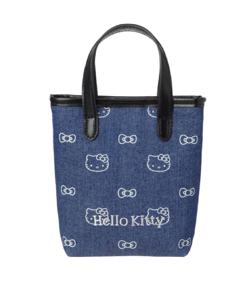 Sanrio Hello Kitty & Friends Classic Collection Denim Handheld Crossbody Bag