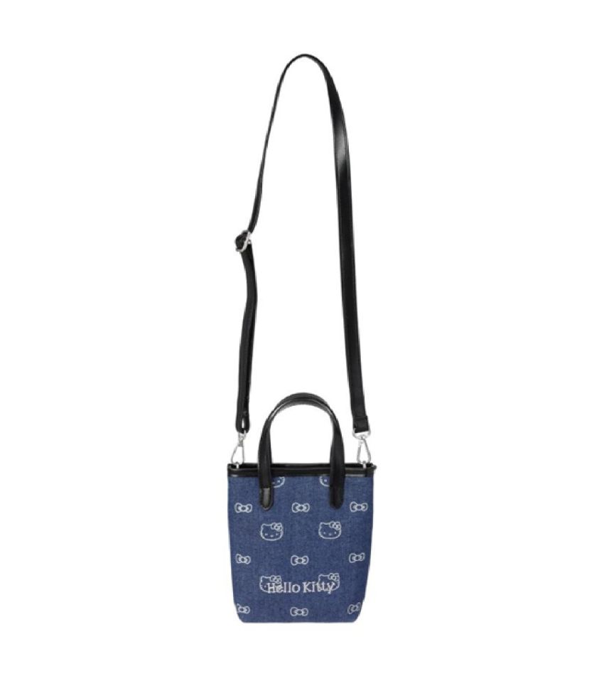 Sanrio Hello Kitty & Friends Classic Collection Denim Handheld Crossbody Bag