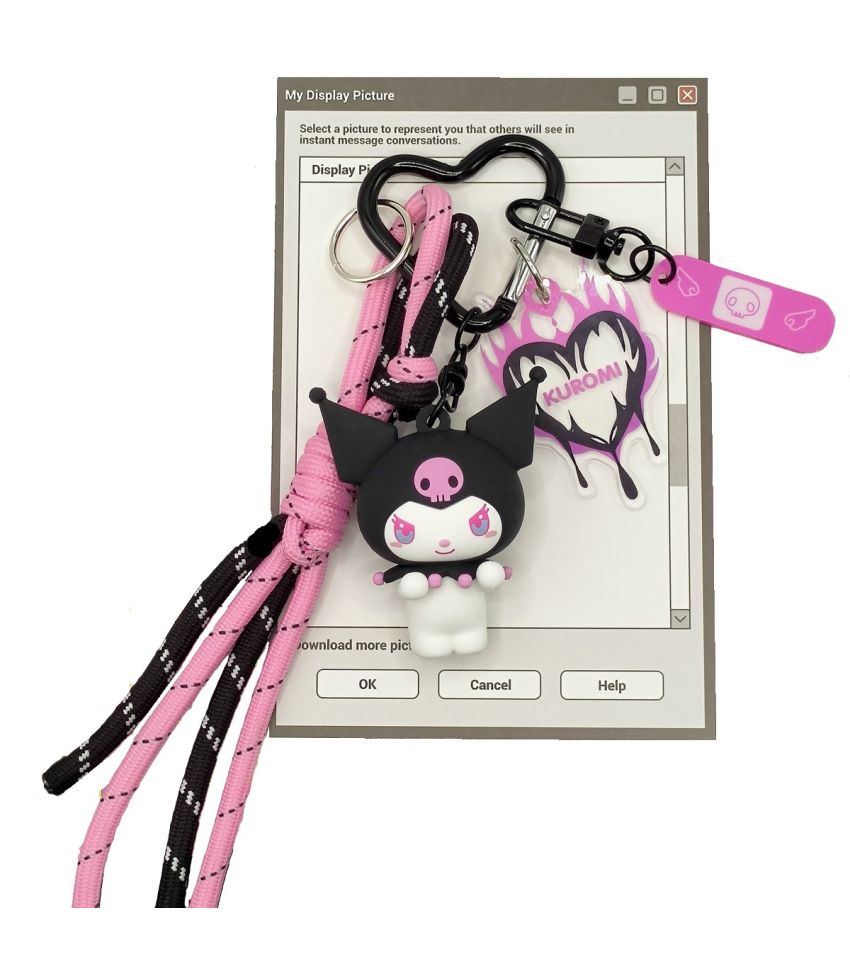 Sanrio Hello Kitty & Friends Kuromi Magic Party Collection Flame Keychain