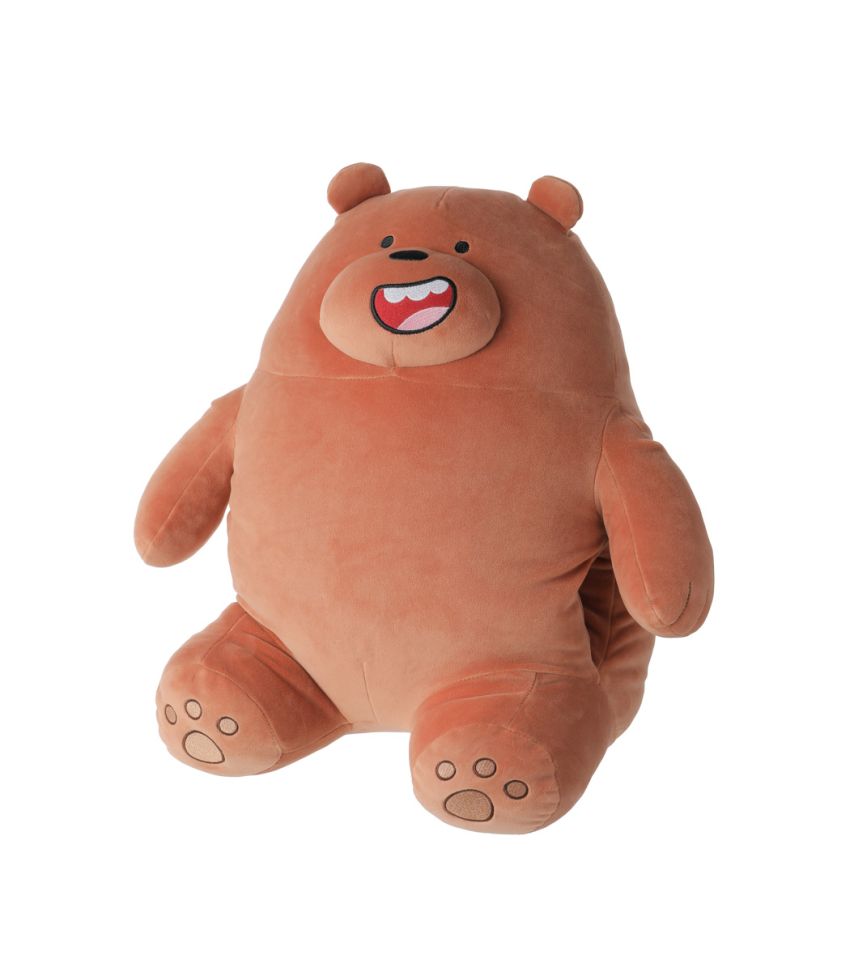 We Bare Bears Grizzly Plush Soft Toy Cushion