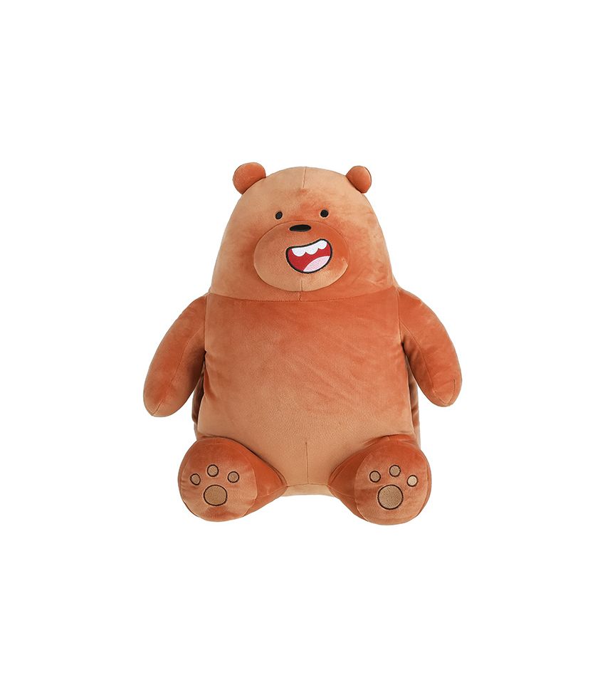 We Bare Bears Grizzly Plush Soft Toy Cushion