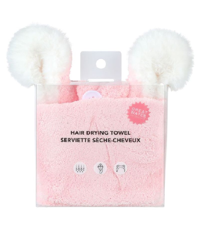 Bunny Ears Hair Drying Towel