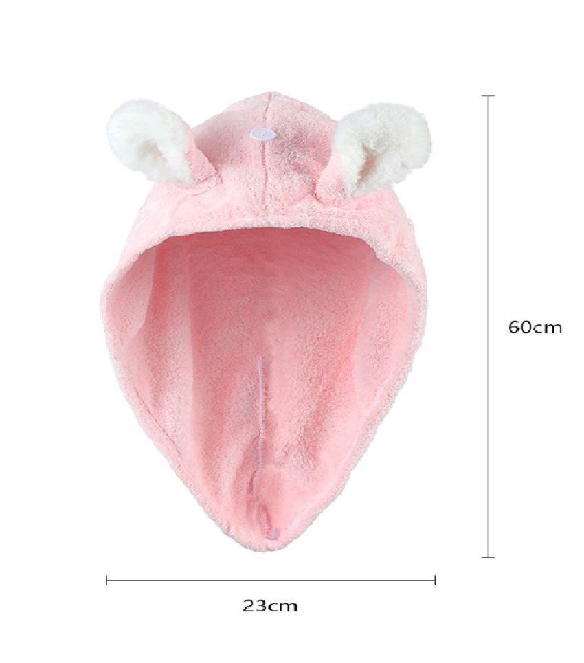 Bunny Ears Hair Drying Towel