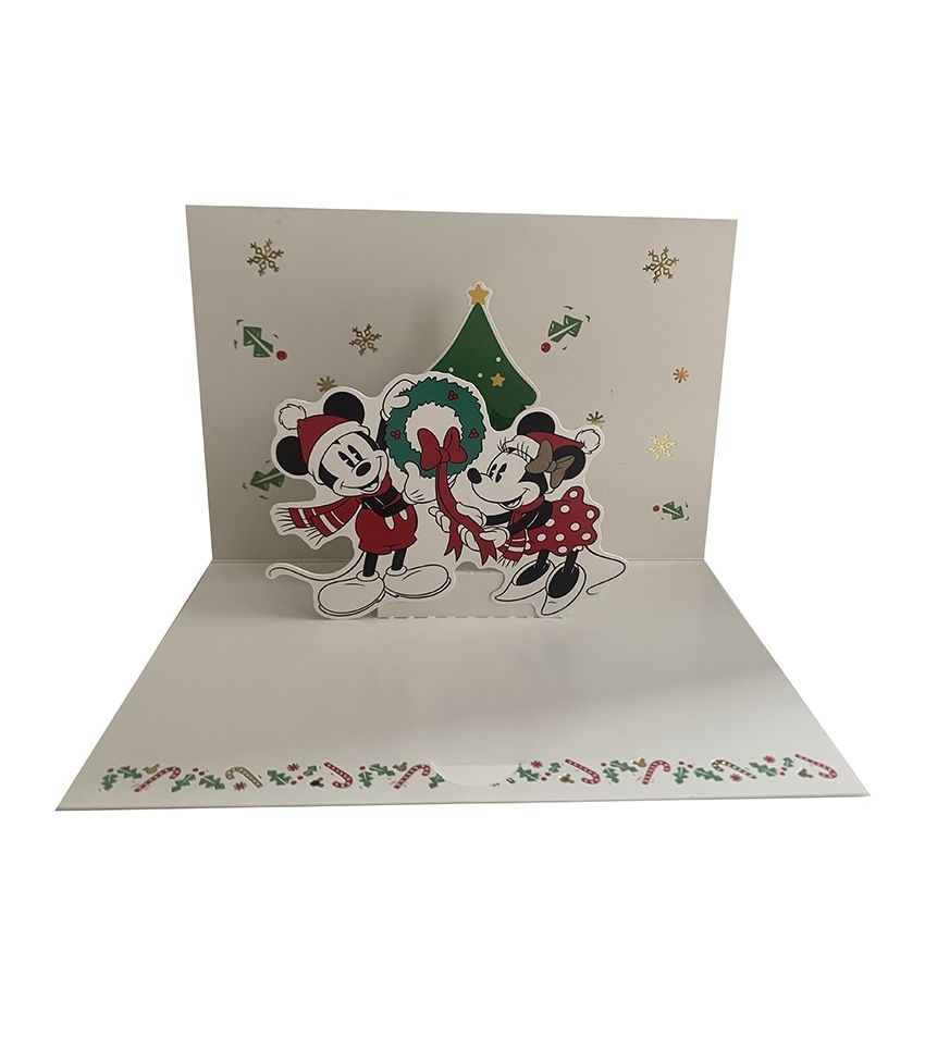 Disney Mickey - Red 3D Card & Envelope