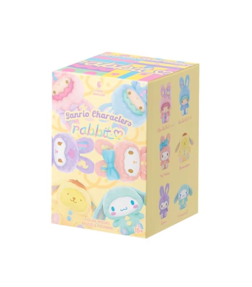 Sanrio Characters Rabbit Series Flock Blind Box Figure