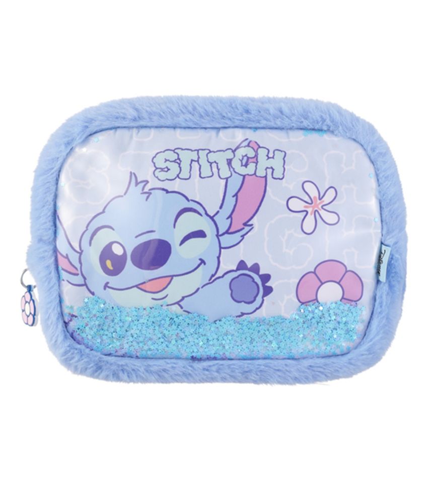 Disney Lilo & Stitch Fluffy Cosmetic Bag 