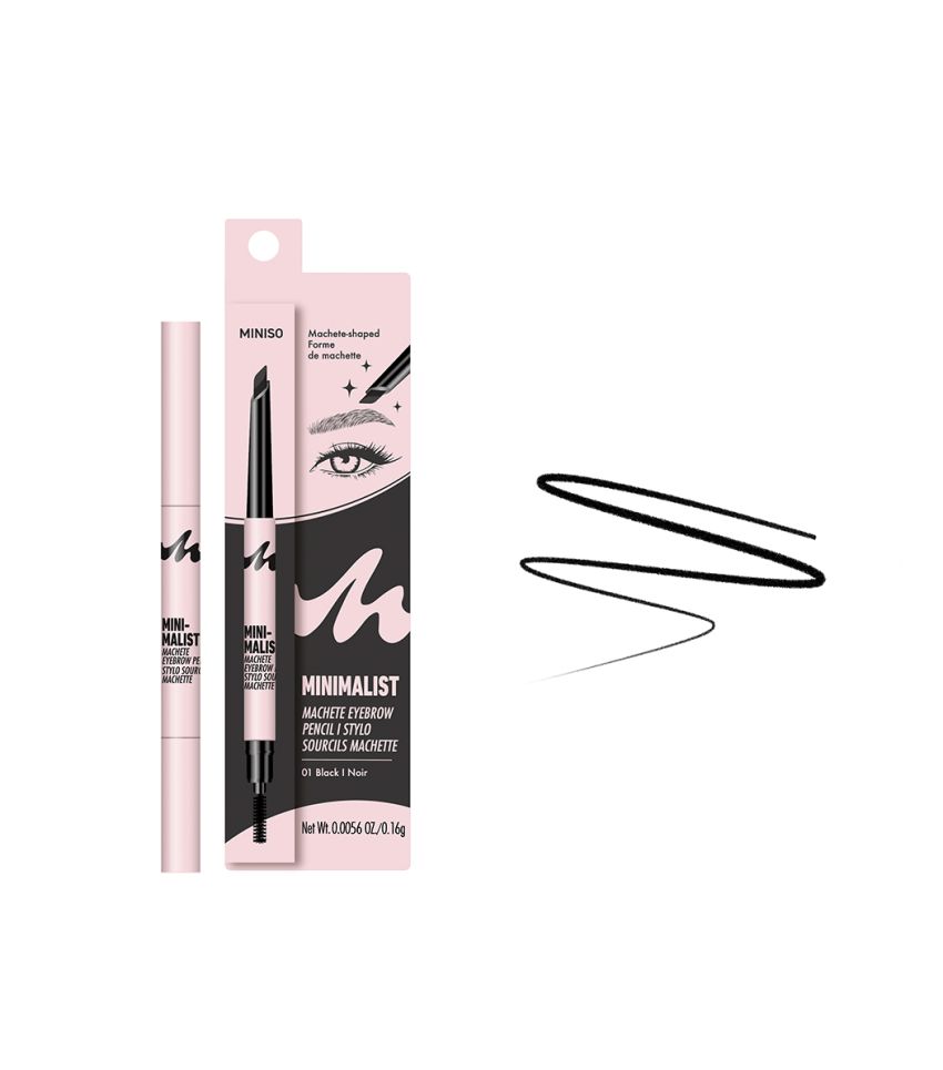 MINISO Minimalist Long Lasting Eyebrow Pencil Black