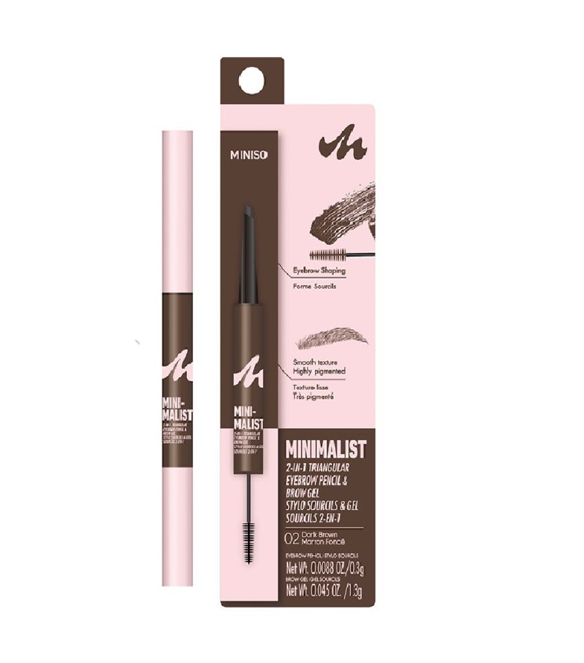 MINISO Natural Colour Eyebrow Pencil Brow Brown 