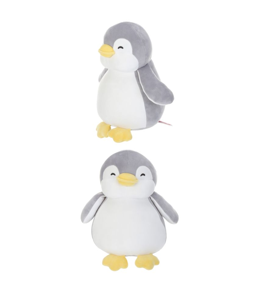 Mini Family PenPen Small Penguin Grey Plush Soft Toy