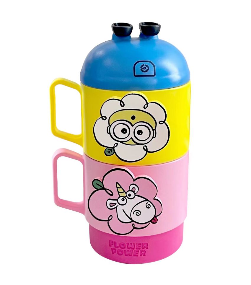 Minions Collection Daisy Stackable Plastic Cups Set (2 pcs)