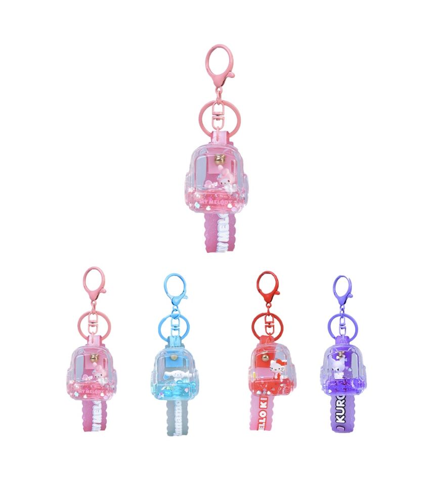 Sanrio Characters Liquid Backpack Keychain (Assorted Characters)