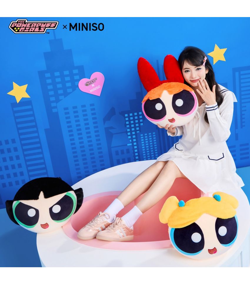 The Powerpuff Girls Buttercup 14 Inch Head Shaped Pillow