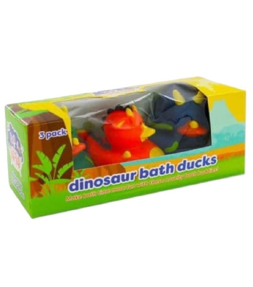 Dinosaur Rubber Ducks Set Of 3