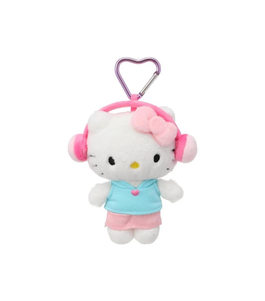 Hello Kitty Citywalk Collection 5in. Headset Plush Pendant