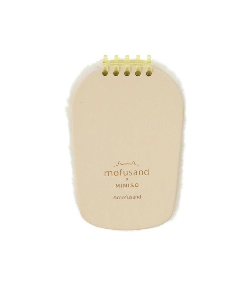 Mofusand Ice Cream Collection Yellow Plush Notebook