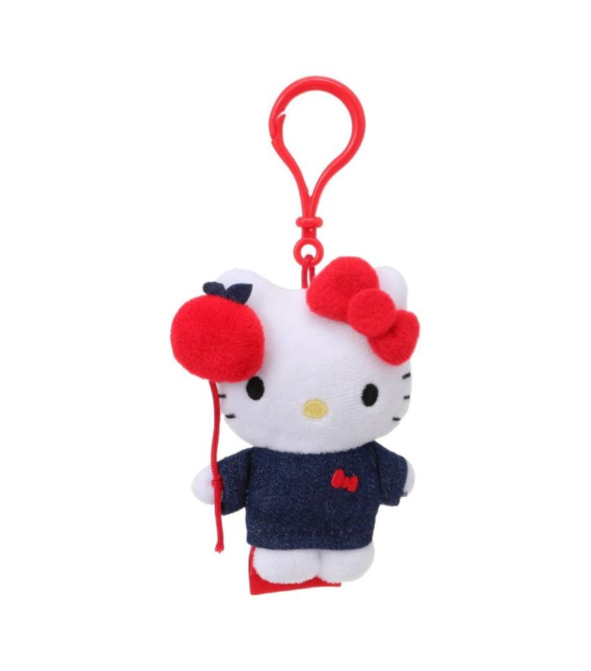 Sanrio Hello Kitty & Friends Classic Collection Denim Apple Balloon Plush Pendant