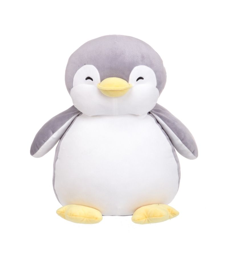 Mini Family PenPen Large 48cm Penguin Grey Plush Soft Toy