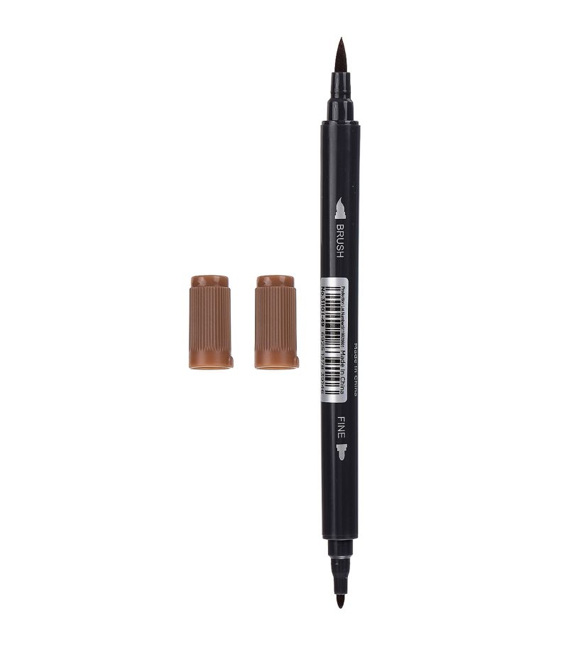 MINISO Water Soluble Chocolate Brown Double Headed Colouring Pen