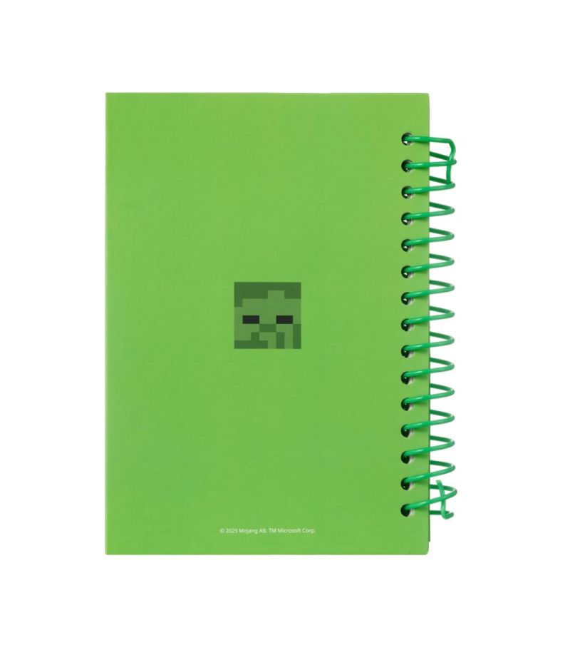 Minecraft Holes Wire Bound Notebook 80 Sheets