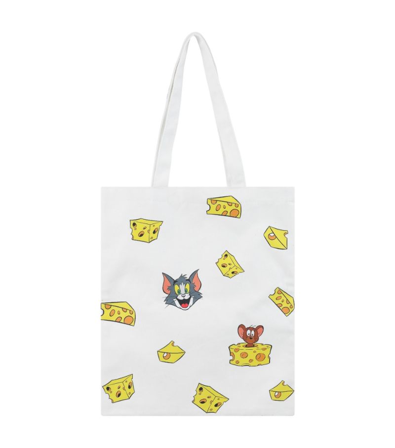 Tom & Jerry - White Shopper Bag