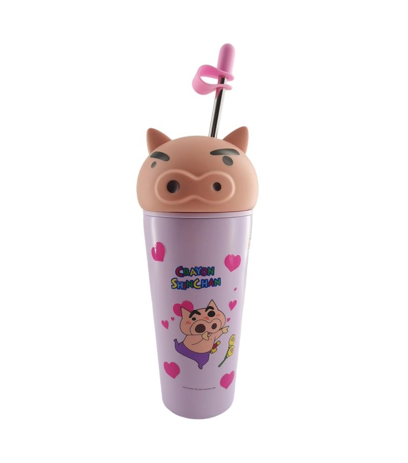 Crayon Shinchan Buriburizaemon Double Wall Stainless Steel Tumbler