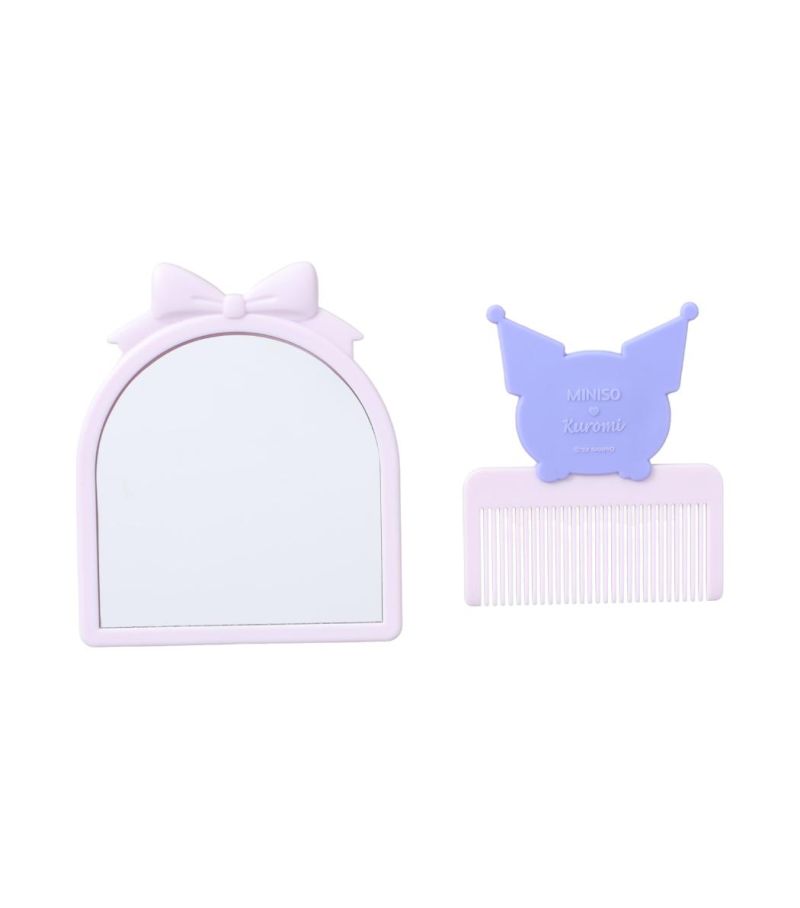 Sanrio Kuromi Mini Mirror & Brush Set