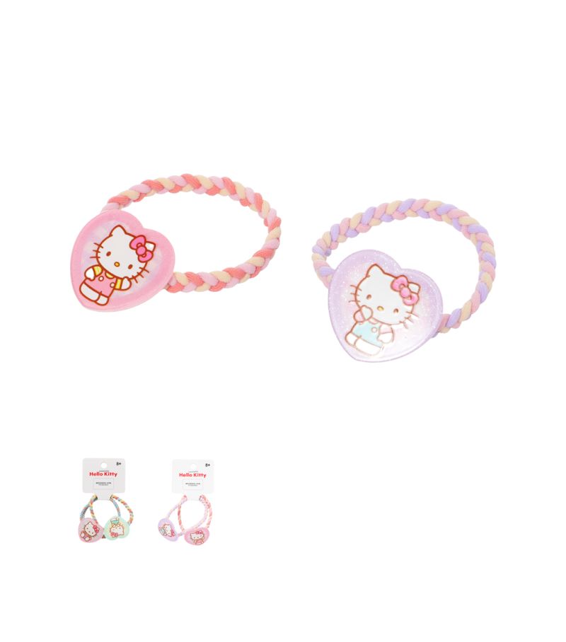 Sanrio Hello Kitty Heart Pack Of Two Hair Ties