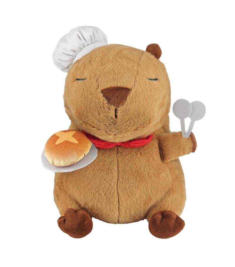 Mini Family Happy Baking Series 19 Inch Capybara Cook Plush Soft Toy