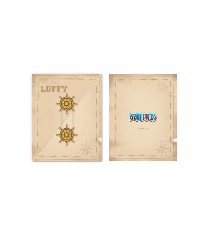 One Piece Collection Retro Metal Button Envelope Book (80 Sheets)