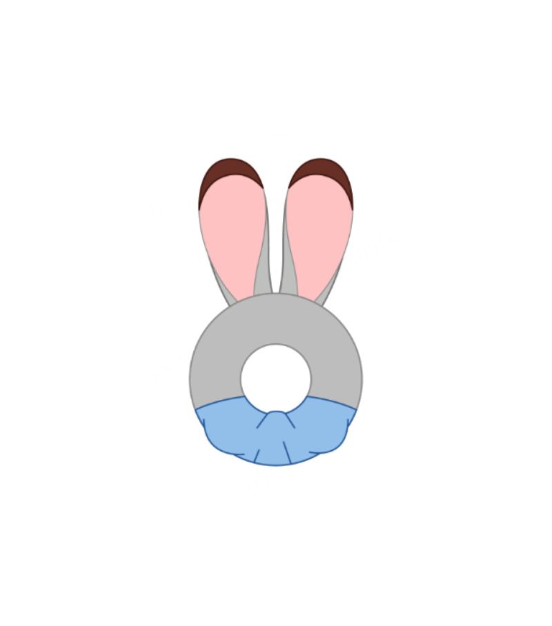 Disney Zootropolis 2 Judy Hopps Scrunchie Hair Band