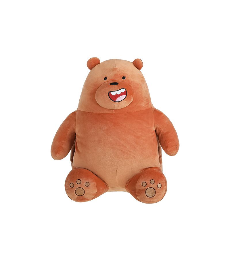 We Bare Bears Grizzly Plush Soft Toy Cushion