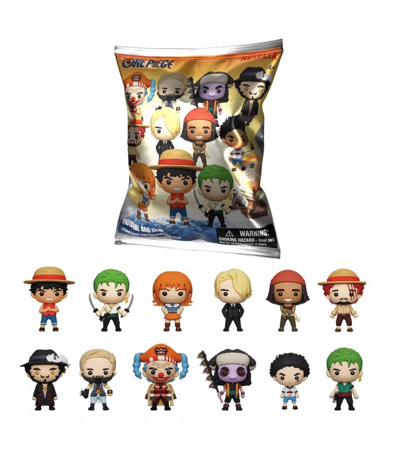 One Piece Netflix Live Action Series 1 Bag Clips 2.5 Inch Figure Surprise Blind Bag