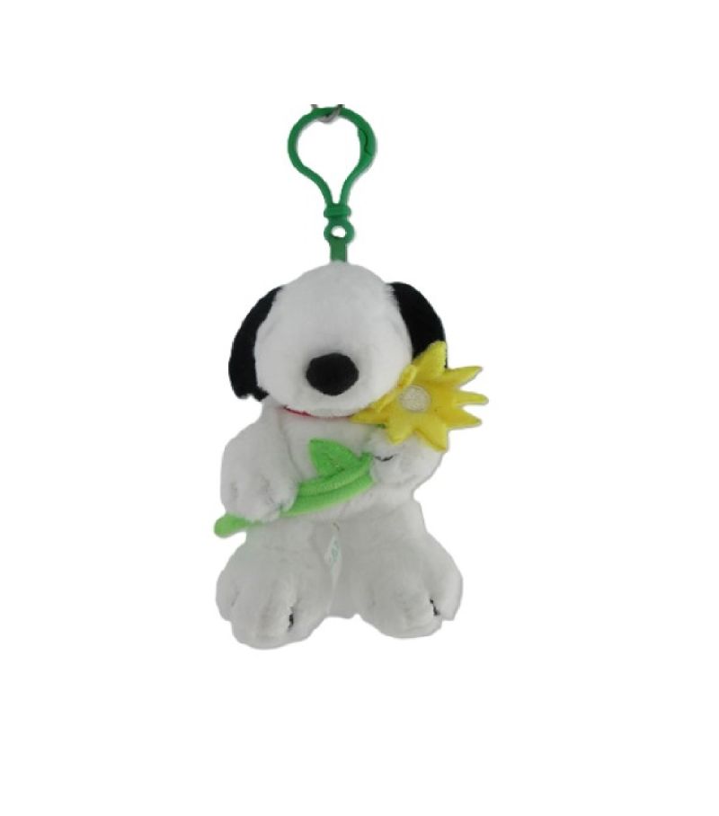 Snoopy Colorful Life Collection 5 Inches Plush Pendant Sunflower