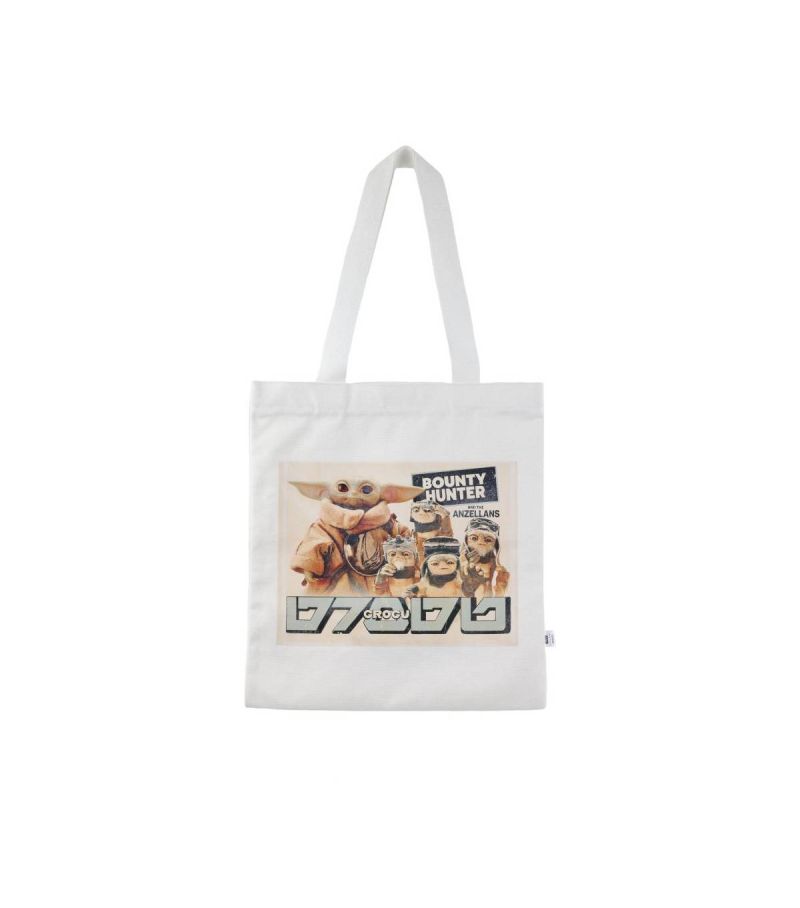 Star Wars White Grogu Tote bag
