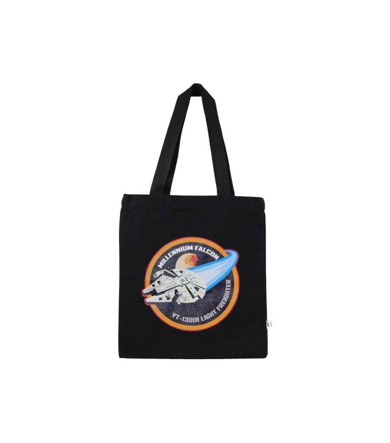 Star Wars Black Millennium Falcon Tote Bag