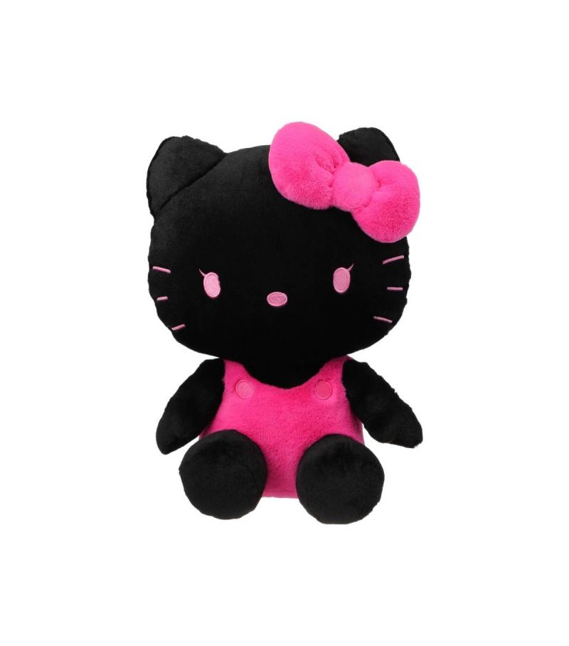 Hello Kitty Color Changing Collection 10in. Sitting-posture Black and Pink