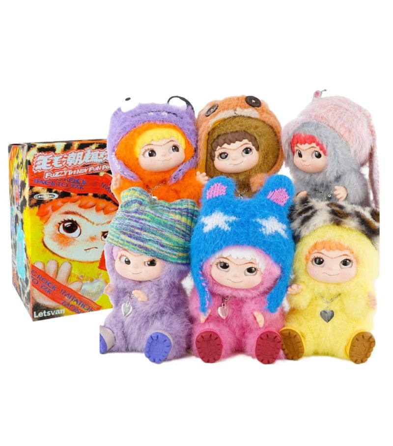 Letsvan Wakuku Fuzzy Trendy Fun Party Series Vinyl Plush Surprise Blind Box