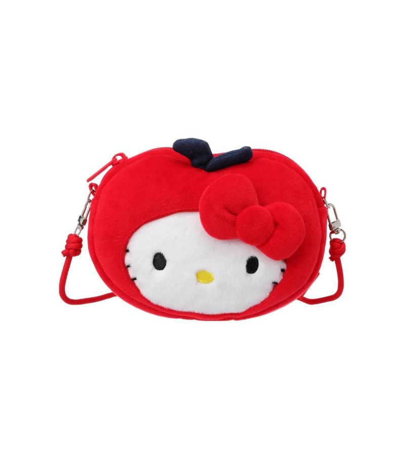 Sanrio Hello Kitty & Friends Classic Collection Denim Apple Head Crossbody Bag